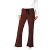 Fashion Seal Healthcare® Ladies' Drawstring Flare Pants, Regular Sizing - Chocolate, 2 Extra Large