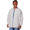 Fashion Seal Healthcare® Unisex Warm Up Jacket - White, Extra Small