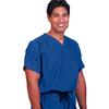 Fashion Seal Healthcare® Unisex Fashion Scrub Shirts, Cotton/Poly Fashion Blend® - Blueberry, 2 XL