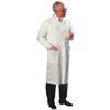 Universal Precautions Lab Coats - Small, White, 25/Pkg
