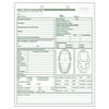 Initial Clinical Exam Forms, 80 lb Offset, 8-1/2" x 11", 100/Pkg