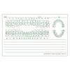 Examination Forms, 5-1/2" W x 3-1/2" H, 100 Sheets/Pad; 5 Pads/Pkg