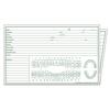 Examination Forms, 8" W x 10" H, Overall, 8" W x 5" H Folded, 100/pkg