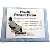 Plastic Knee Length Patient Throws – 27" x 44" - Blue