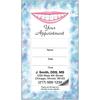 Orthodontic Sticker Appointment Card, 2" W x 3-1/2" H, 500/Pkg