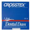 Latex Dental Dam – Unflavored, Blue, 6" x 6", 36/Box