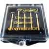 Patterson® Ultrasharp Diamond Burs – FG Standard, 5/Pkg - Medium, Wheel, # 909, 4.1 mm Diameter, 1.3 mm Length