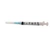 BD™ Syringe/Needle Combination with BD Luer-Lok™ Tips – 3 ml, 100/Pkg - 25 Gauge, 5/8" Needle