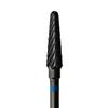 Black Cobra Tungsten Carbide Cutters - Medium Cutter – B79G-040, HP, 4.0 mm Diameter, 14.2 mm Head Length, Blue Ring