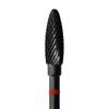 Black Cobra Tungsten Carbide Cutters - Fine Cutter – B250F-040, HP, 4.0 mm Diameter, 12.0 mm Head Length, Red Ring
