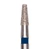 Diamond Instruments – FG, Medium, Blue, Cone, Flat End - 845-016-FG, 1.6 mm Head Diameter, 4.0 mm Head Length, 5/Pkg