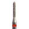 Diamond Instruments – FG, Fine, Red, Cylinder, Bevel End, 5/Pkg - 868F-014-FG, 1.4 mm Head Diameter, 8.0 mm Head Length