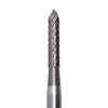 Trimming and Finishing Tungsten Carbide Burs – FG, 8-12 Blade, 5/Pkg - Figure #HM243, 1.2 mm Diameter