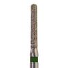 Diamond Instruments – FG, Coarse, Green, Cylinder, Round End, 5/Pkg - 842G-012-FG, 1.2 mm Head Diameter, 8.0 mm Head Length