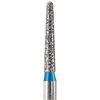 NeoDiamond® Crown/Bridge & Operative Diamond Burs – FG, Medium, Cone, 25/Pkg - Blue, Round End Taper, # 856, 1.4 mm Diameter, 8.0 mm Length