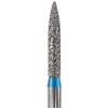 NeoDiamond® Crown/Bridge & Operative Diamond Burs – FG, Flame, 25/Pkg - Medium, Blue, # 862, 1.6 mm Diameter, 8.0 mm Length