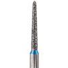 NeoDiamond® Crown/Bridge & Operative Diamond Burs – FG, Medium, Cone, 25/Pkg - Blue, Pointed Taper, # 878, 1.2 mm Diameter, 8.0 mm Length