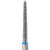 NeoDiamond® Crown/Bridge & Operative Diamond Burs – FG, Medium, Cone, 25/Pkg - Blue, Pointed Taper, # 879, 1.2 mm Diameter, 10.0 mm Length