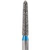NeoDiamond® Crown/Bridge & Operative Diamond Burs – FG, Medium, Cone, 25/Pkg - Blue, Pointed Taper, # 878, 1.6 mm Diameter, 8.0 mm Length