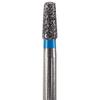 NeoDiamond® Crown/Bridge & Operative Diamond Burs – FG, Medium, Cone, 25/Pkg - Blue, Modified Flat End Taper, # 845, 1.8 mm Diameter, 4.0 mm Length