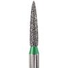 NeoDiamond® Crown/Bridge & Operative Diamond Burs – FG, Flame, 25/Pkg - Coarse, Green, # 862, 1.2 mm Diameter, 6.0 mm Length