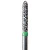 NeoDiamond® Crown/Bridge & Operative Diamond Burs – FG, Cylinder, 25/Pkg - Coarse, Green, Modified Beveled Cylinder, # 878, 1.4 mm Diameter, 8.0 mm Length