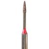 NeoDiamond® Crown/Bridge & Operative Diamond Burs – FG, Flame, 25/Pkg - Fine, Red, # 889, 0.9 mm Diameter, 3.0 mm Length