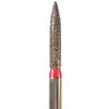 NeoDiamond® Crown/Bridge & Operative Diamond Burs – FG, Flame, 25/Pkg - Fine, Red, # 862, 1.6 mm Diameter, 8.0 mm Length