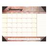Marbled Calendar Desk Pads, 22" x 17"