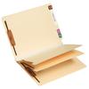 18-pt Tyvek® End-Tab Folder, Double Dividers, 9-1/2" x 12-1/4", 20/Box