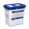 SharpSafety™ Pharmaceutical Waste Container – Gasketed Hinged Lid, 2 Gallon 