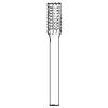 Regular Steel Burs – HP 44.5 mm, 10/Pkg - Crosscut Square Fissure Flat End, # 562