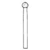 Regular Steel Burs – HP 44.5 mm, 10/Pkg - LH Round End, # 12
