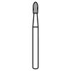 NeoBurr® Trimming and Finishing Burs – FG, 12 Blades - Egg, # 7404, 1.4 mm Diameter, 3.3 mm Length, 10/Pkg