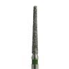 Diamond Instruments – FG, Cone - Coarse, Green, Round, 852G-014-FG, 1.4 mm Head Diameter, 10.0 mm Head Length, 5/Pkg