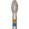 Diamond Burs for Zirconium Oxide – FG, Football, # 833, 2.3 mm Head Diameter, 4.2 mm Head Length, 5/Pkg