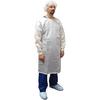 PE Coated Personal Protection Gown – White, 50/Pkg
