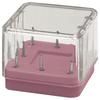 Magnetic Bur Blocks - 8 Holes FG/HP/RA, Mauve