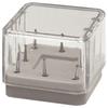 Magnetic Bur Blocks - 8 Holes FG/HP/RA, Gray