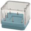 Magnetic Bur Blocks - 8 Holes FG/HP/RA, Blue
