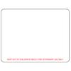 LabelWriter Veterinary Prescription Label, White w/Red Message, 2-3/4" W x 2-1/8" H, 400/Roll