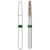 Midwest® Once™ Single Use Diamond Bur – FGSS, 25/Pkg - Coarse, Green, Taper Round End, # 855, 1.6 mm Diameter, 6.0 mm Length