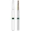 Midwest® Once™ Single Use Diamond Bur – FG, Coarse, Cone, Taper Round End, 25/Pkg - Coarse, Green, Taper Round End, # 856, 1.4 mm Diameter, 8.0 mm Length