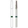 Midwest® Once™ Single Use Diamond Bur – FG, Coarse, Cone, Taper Round End, 25/Pkg - Coarse, Green, Taper Round End, # 856, 1.8 mm Diameter, 8.0 mm Length