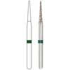 Midwest® Once™ Single Use Diamond Bur – FG, Coarse, Needle, 25/Pkg - # 858, 1.4 mm Diameter, 8.0 mm Length