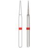 Midwest® Once™ Single Use Diamond Bur – FG, 25/Pkg - Fine, Red, Needle, # 858, 1.4 mm Diameter, 8.0 mm Length