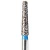 NeoDiamond® Crown/Bridge & Operative Diamond Burs – FG, Medium, Cone, 25/Pkg - Blue, Flat End Taper, # 847, 1.6 mm Diameter, 8.0 mm Length