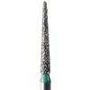 NeoDiamond® Crown/Bridge & Operative Diamond Burs – FG, Coarse, Cone, 25/Pkg - Green, Pointed Cone, # 859, 1.4 mm Diameter, 10.0 mm Length
