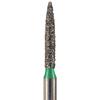 NeoDiamond® Crown/Bridge & Operative Diamond Burs – FG, Flame, 25/Pkg - Coarse, Green, # 862, 1.2 mm Diameter, 8.0 mm Length