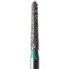 NeoDiamond® Crown/Bridge & Operative Diamond Burs – FG, Coarse, Cone, 25/Pkg - Green, Pointed Taper, # 878, 1.4 mm Diameter, 8.0 mm Length